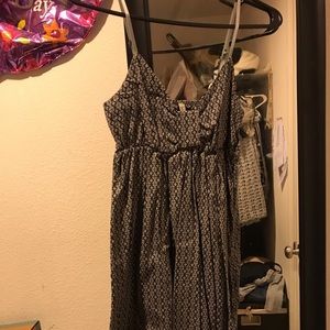 Grey print dress 👗